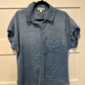 Cloth and stone women’s denim shirt small